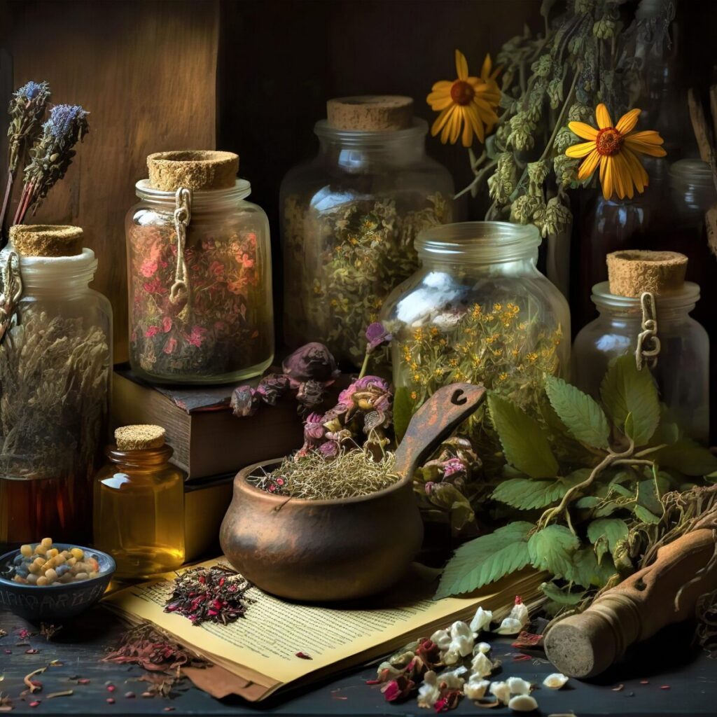 apothecary, nature, old, herbs, natural, botanical, healing, herbal, remedy, witchy, cottagecore, flowers